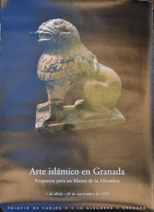 Arte islámico, Propuesta para un museo de la Alhambra, cartel original 88x63 cms (1)