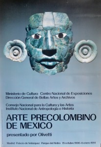 Arte precolombino de México, cartel exposición 68x48 cms (1)