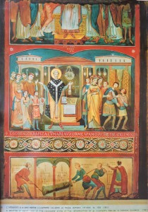 Basílica de San Clemente, Roma, San Clemente celebrando misa, (pintado hacia 1080), 68x48 cms. 26 (7)