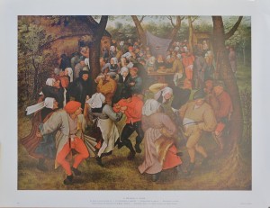 Brueghel II Pieter, Wedding dance in open air, reproducción, 50x65 cms (6)