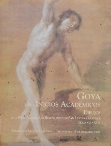 Goya Francisco de, Inicios académicos, cartel original exposición en 1996, 84x66 cms. (4)
