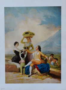 Goya Francisco de, La Vendimia, reproducción,68x51 cms. 12