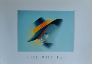 Haselwanger K.H., Girl with Hat II, cartel, 50x70 cms (7)
