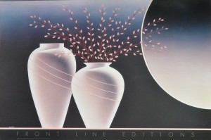 Mallet Keith, Jarrones y círculo, cartel díptico Front Line Editions, 61x92 cms. cada uno (14)
