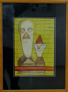 pagola javier 2000 acrílico papel 40x28 dos personajes (2)