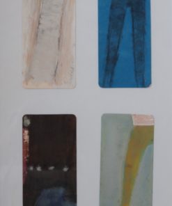 Javier Pagola - "Composición # 10" acrílico cartulina 2010, enmarcado