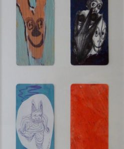 Javier Pagola 2011- "Composición # 17" acrílico cartulina, enmarcado