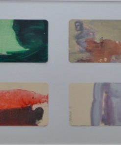 Javier Pagola - "Composición # 22" acrílico cartulina 2011, enmarcado