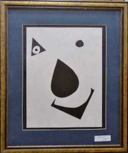 pagola javier collage papel 22,5x17,5 payaso sonriente (3)