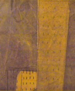 Javier Pagola - "Edificios" técnica mixta papel, enmarcado