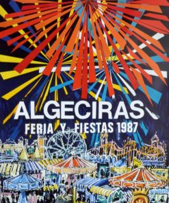 Algeciras - "Feria y Fiestas 1987" cartel promoción