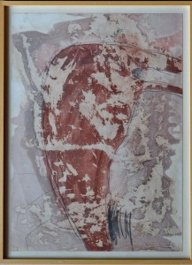 Ciria Jose Manuel, composición sin título, técnica mixta cartulina, enmarcado, obra 70x50,50 cms. y marco 78x57 cms. 1100 (6)