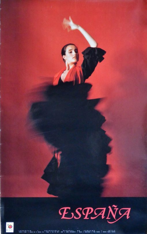 España - "Bailaora flamenco II" cartel promoción turística