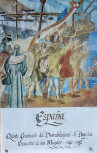 España quinto centenario, cartel promoción España, 92x59 cms (2)