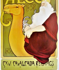 Alicante - "Alcoi, Cavalcada Reis Mags 2001" cartel promocion turistica