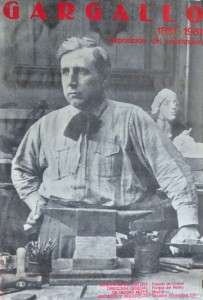 Gargallo Pablo, cartel original exposición 97x67 cms (2)