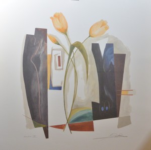 Gockel A. A. Bodegón con tulipanes I, cartel, 70x70 cms (2)