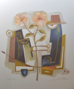 Alex Gockel - "Bodegón con flores I" cartel original