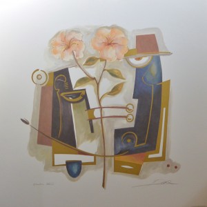 Gockel A. A., bodegón con flores I, cartel, 70x70 cms (2)