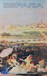 Goya Francisco de, La pradera de San Isidro, cartel promoción turística España, 100x62 cms (1)