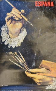 Greco el, Retrato de Juan Manuel Theoticópuli hijo de el Greco (fragmento), cartel promoción turística España, 97x62 cms (1)