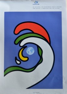 Machado Joao, Cartel realizado para la Expo 98 en Lisboa, 85x62 cms (1)