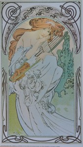 Mucha Alphonse, Design for some programme, 1901, cartel reproducción, 63x35 cms. 9 (3)