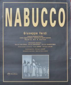 Opera - "Nabucco" cartel origínal