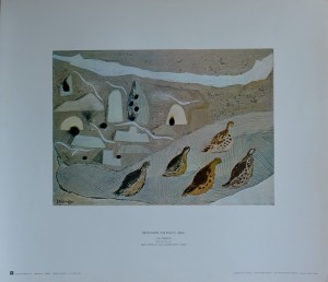 Palencia Benjamín, las perdices, reproducción, 55x63 cms (2)
