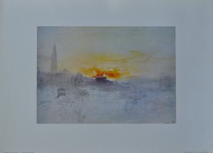 Turner, Venice Sunset, reproducción, 50x69 (1)