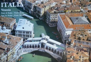 Venecia, Puente Rialto, cartel promoción Italia, 70x100 cms. 16 (1)