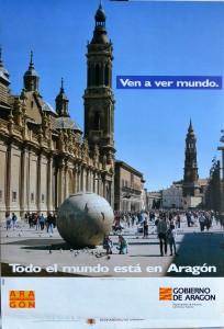Aragón, Plaza del Pilar Zaragoza, 68x48 cms (1)