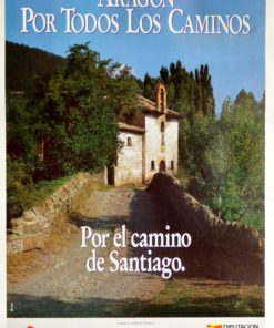 Aragón - "Por el camino de Santiago" cartel promoción turística