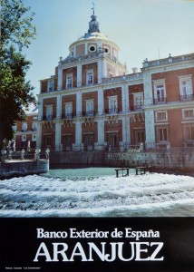 Aranjuez, cartel promoción turística, 68x48 cms (1)