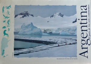 Argentina, Antartida, cartel promoción turística, 84x60 cms (2)