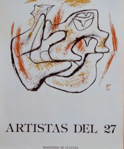 Artistas del 27 - "Ministerio de Cultura" cartel original exposición en 1977
