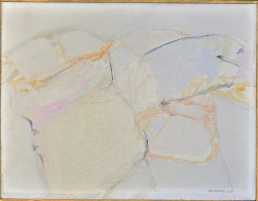 Bonifacio 1968 - "Composición sin título" oleo tablex, enmarcado