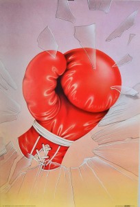 Boxing Glove, cartel, 98x68 cms (2)