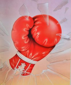 Decoración - "Boxing Glove" cartel