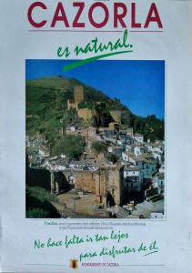 Cazorla natural, cartel promoción turística, 70x50 cms (2)