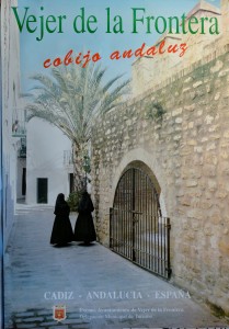 Cádiz, Vejer de la Frontera, cobijo andaluz, cartel promoción turística, 97x67 cms (3)