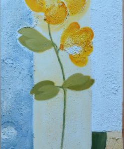 Decoración - "Flor amarilla, LA 154" cartel