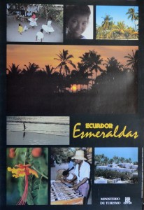 Ecuador, Esmeraldas, cartel promoción turística, 63x43 cms (6)