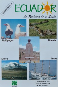 Ecuador, cartel promoción turística, 63x43 cms (1)