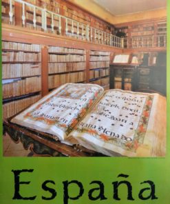 España - "Biblioteca Monasterio de Yuso, Rioja" cartel promoción España