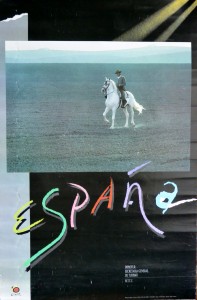 España, Caballo andaluz, cartel promoción turística, 95x62 cms (2)