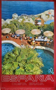 España, Costa brava, cartel promoción turística, 100x62 cms (1)