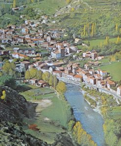 España - "Martinet, Montellá Lérida" cartel promoción turística