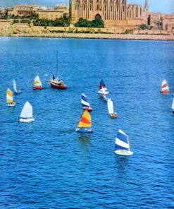 España - "Palma de Mallorca" cartel promoción turística