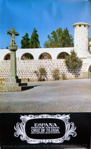 España, Parador Nacional Cruz de Tejada, Gran Canaria, cartel promoción turística, 100x62 cms (1)